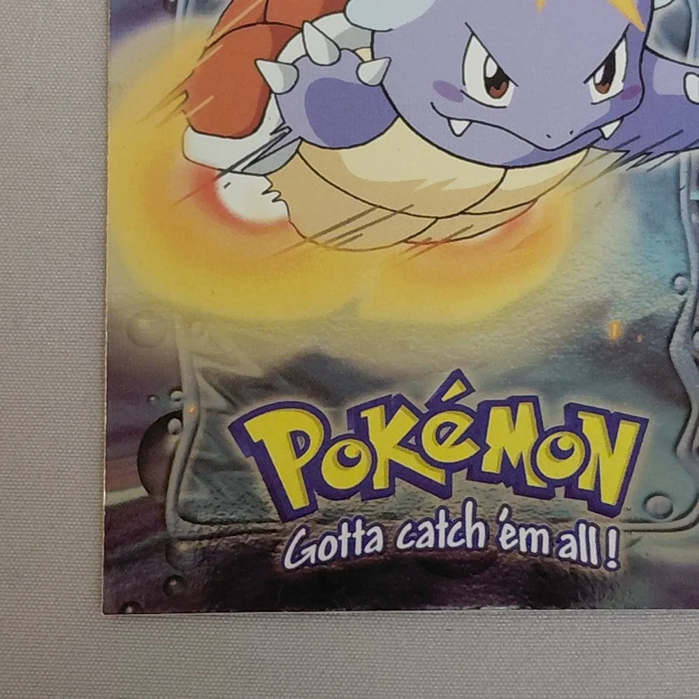 1999 Topps Pokémon Wartortle #08 E8 of 12 Stage 2 Holographic Holo Foil Card